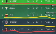 星空体育链接-意甲积分榜：尤文图斯领跑，亚特兰大欧冠之路坎坷