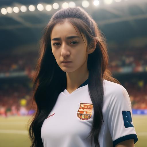 女足选手在绿茵场上大显身手