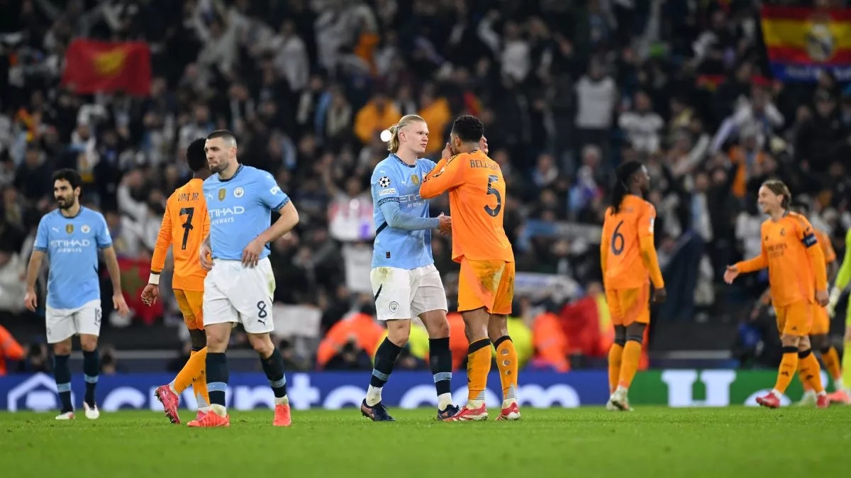 曼城力克皇家马德里，晋级淘汰赛